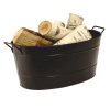 Oval Metal Firewood Tub